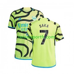 Homme Maillot Extérieur Arsenal Saka 7 2023-2024 à Manches Courtes