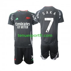 Kit Enfant Maillot Extérieur Arsenal Saka 7 2024-2025 à Manches Courtes