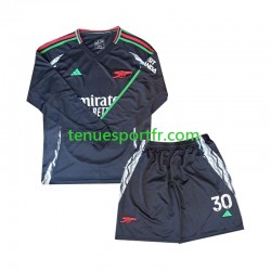 Kit Enfant Maillot Extérieur Arsenal Sterling 30 2024-2025 à Manches Longues