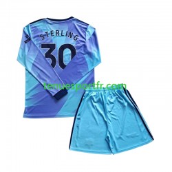Kit Enfant Maillot Troisième Arsenal Sterling 30 2024-2025 à Manches Longues
