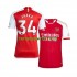 Homme Maillot Domicile Arsenal Xhaka 34 2023-2024 à Manches Courtes