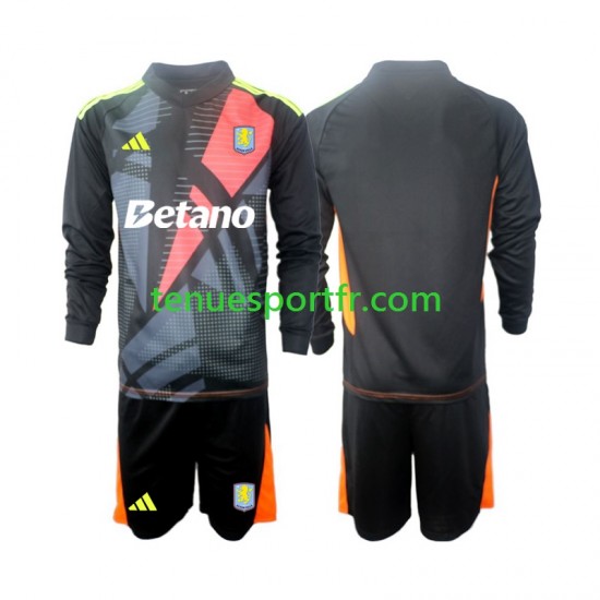 Kit Enfant Maillot Domicile Aston Villa Gardien 2024-2025 à Manches Longues