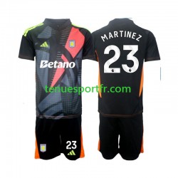 Kit Enfant Maillot Extérieur Aston Villa Gardien Emiliano Martinez 23 2024-2025 à Manches Courtes
