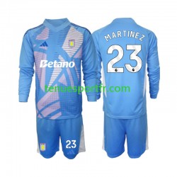 Kit Enfant Maillot Troisième Aston Villa Gardien Emiliano Martinez 23 2024-2025 à Manches Longues