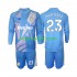 Kit Enfant Maillot Troisième Aston Villa Gardien Emiliano Martinez 23 2024-2025 à Manches Longues
