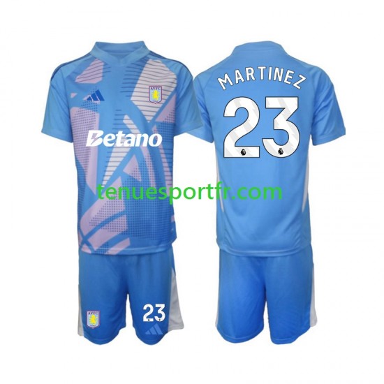 Kit Enfant Maillot Troisième Aston Villa Gardien Emiliano Martinez 23 2024-2025 à Manches Courtes