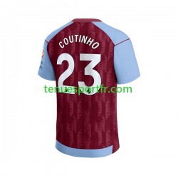 Homme Maillot Domicile Aston Villa Philippe Coutinho 23 2023-2024 à Manches Courtes