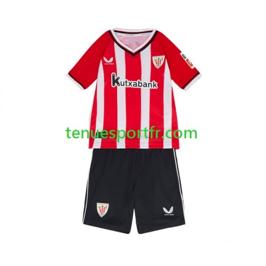 Kit Enfant Maillot Domicile Athletic Bilbao 2023-2024 à Manches Courtes
