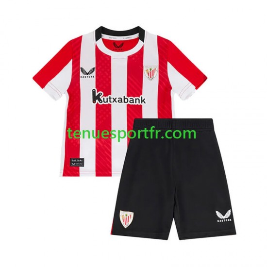 Kit Enfant Maillot Domicile Athletic Bilbao 2024-2025 à Manches Courtes