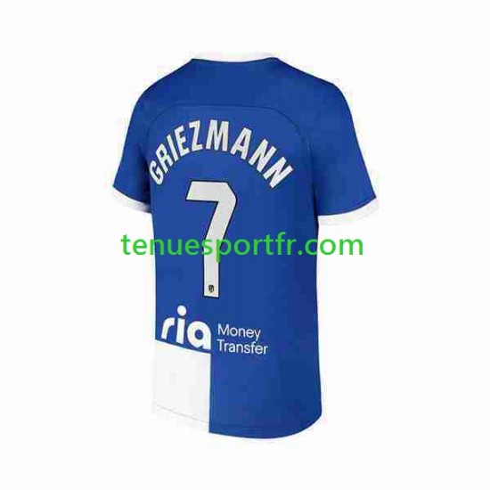 Homme Maillot Extérieur Atlético Madrid 2 Antoine Griezmann 7 2023-2024 à Manches Courtes