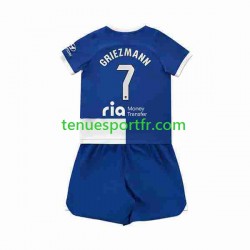 Kit Enfant Maillot Extérieur Atlético Madrid 2 Antoine Griezmann 7 2023-2024 à Manches Courtes
