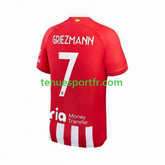 Homme Maillot Domicile Atlético Madrid 2 Antoine Griezmann 7 2023-2024 à Manches Courtes