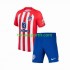 Kit Enfant Maillot Domicile Atlético Madrid 2 2023-2024 à Manches Courtes