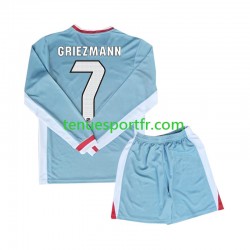 Kit Enfant Maillot Extérieur Atlético Madrid Antoine Griezmann 7 2024-2025 à Manches Longues