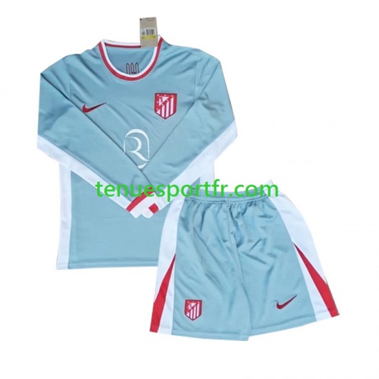 Kit Enfant Maillot Extérieur Atlético Madrid 2024-2025 à Manches Longues