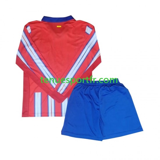 Kit Enfant Maillot Domicile Atlético Madrid 2024-2025 à Manches Longues
