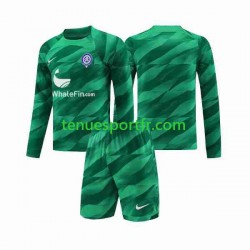 Kit Enfant Maillot Extérieur Atlético Madrid Gardien 2023-2024 à Manches Longues