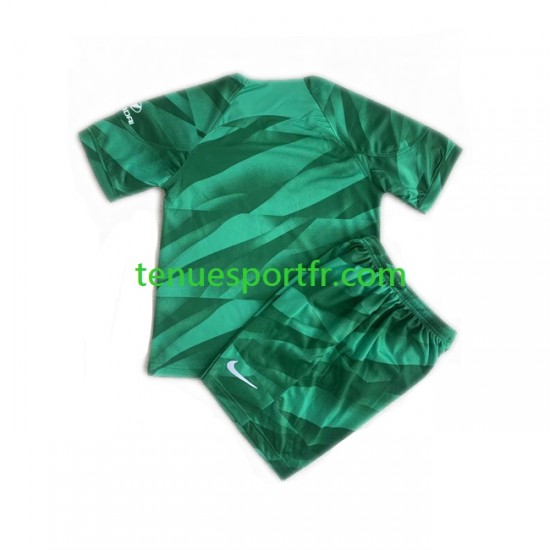 Kit Enfant Maillot Extérieur Atlético Madrid Gardien 2023-2024 à Manches Courtes