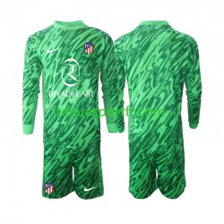 Kit Enfant Maillot Extérieur Atlético Madrid Gardien 2024-2025 à Manches Longues