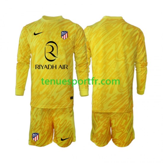 Kit Enfant Maillot Troisième Atlético Madrid Gardien 2024-2025 à Manches Longues