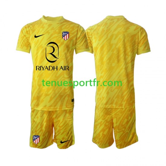 Kit Enfant Maillot Troisième Atlético Madrid Gardien 2024-2025 à Manches Courtes