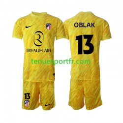 Kit Enfant Maillot Troisième Atlético Madrid Gardien Jan Oblak 13 2024-2025 à Manches Courtes