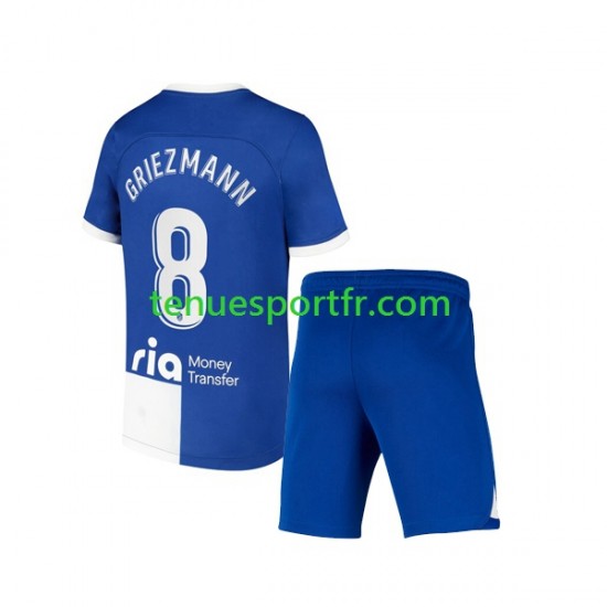 Kit Enfant Maillot Domicile Atlético Madrid Griezmann 8 120 Anniversary 2022-2023 à Manches Courtes