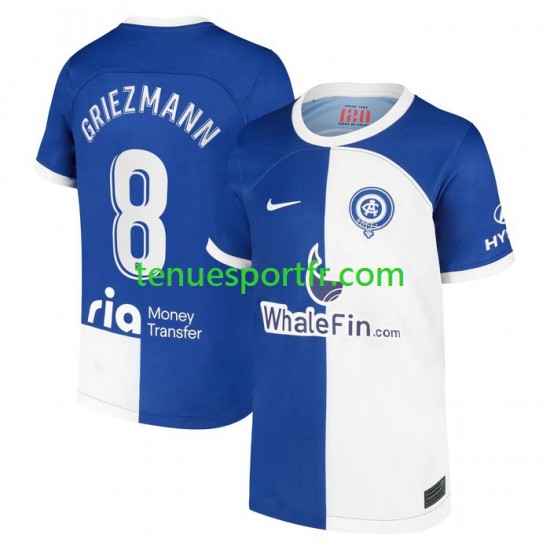 Homme Maillot Domicile Atlético Madrid Griezmann 8 120 Anniversary 2022-2023 à Manches Courtes