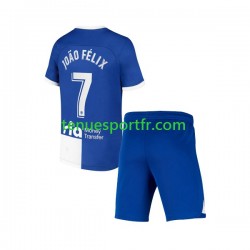 Kit Enfant Maillot Domicile Atlético Madrid Joao Felix 7 120 Anniversary 2022-2023 à Manches Courtes