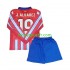 Kit Enfant Maillot Domicile Atlético Madrid Julian Alvarez 19 2024-2025 à Manches Longues