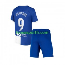 Kit Enfant Maillot Domicile Atlético Madrid Memphis 9 120 Anniversary 2022-2023 à Manches Courtes