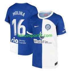 Homme Maillot Domicile Atlético Madrid Molina 16 120 Anniversary 2022-2023 à Manches Courtes