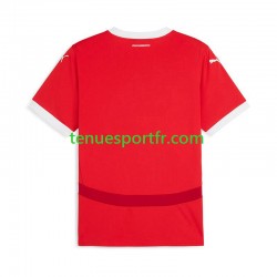 Homme Maillot Domicile Autriche Euro 2024 Rouge à Manches Courtes