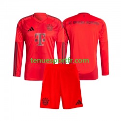 Kit Enfant Maillot Domicile Bayern Munich 2024-2025 à Manches Longues
