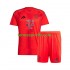 Kit Enfant Maillot Domicile Bayern Munich 2024-2025 Rouge à Manches Courtes