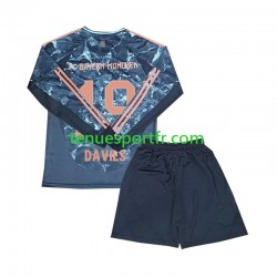 Kit Enfant Maillot Extérieur Bayern Munich Davies 19 2024-2025 à Manches Longues