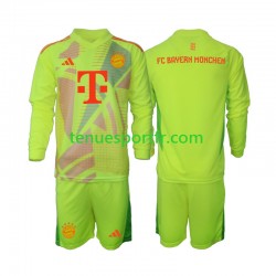 Kit Enfant Maillot Domicile Bayern Munich Gardien 2024-2025 à Manches Longues