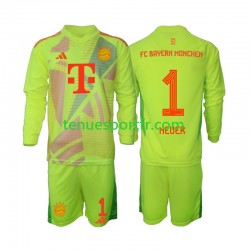 Kit Enfant Maillot Domicile Bayern Munich Gardien Manuel Neuer 1 2024-2025 à Manches Longues