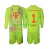 Kit Enfant Maillot Domicile Bayern Munich Gardien Manuel Neuer 1 2024-2025 à Manches Longues