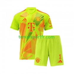 Kit Enfant Maillot Domicile Bayern Munich Gardien Manuel Neuer 1 2024-2025 à Manches Courtes
