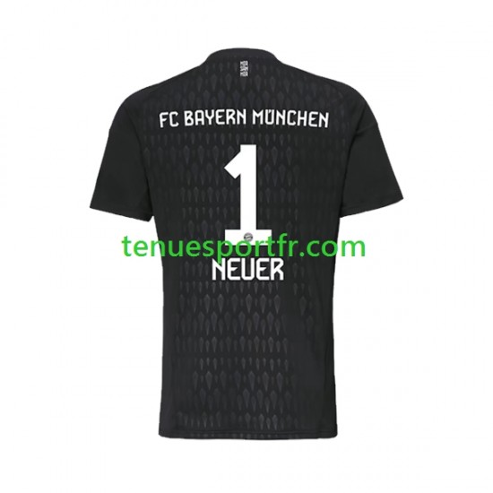 Homme Maillot Domicile Bayern Munich Gardien Manuel Neuer 1 2023-2024 à Manches Courtes