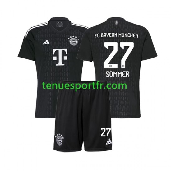 Kit Enfant Maillot Domicile Bayern Munich Gardien Yann Sommer 27 2023-2024 à Manches Courtes