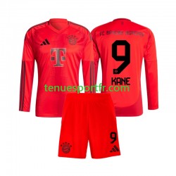 Kit Enfant Maillot Domicile Bayern Munich Harry Kane 9 2024-2025 à Manches Longues