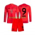 Kit Enfant Maillot Domicile Bayern Munich Harry Kane 9 2024-2025 à Manches Longues