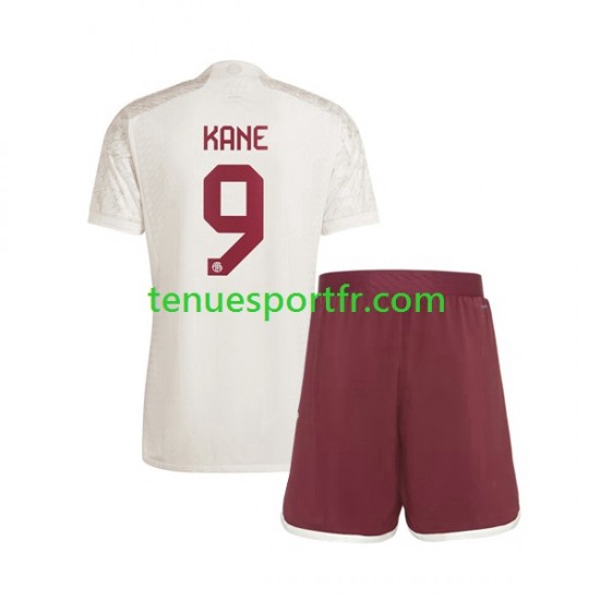 Kit Enfant Maillot Troisième Bayern Munich Harry Kane 9 2023-2024 à Manches Courtes