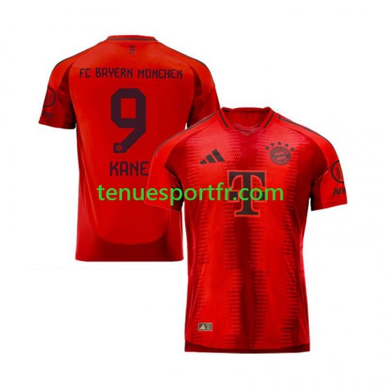 Homme Maillot Domicile Bayern Munich Harry Kane 9 2024-2025 Rouge à Manches Courtes