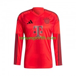 Homme Maillot Domicile Bayern Munich 2024-2025 Rouge à Manches Longues