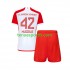 Kit Enfant Maillot Domicile Bayern Munich Jamal Musiala 42 2023-2024 à Manches Courtes
