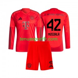 Kit Enfant Maillot Domicile Bayern Munich Jamal Musiala 42 2024-2025 à Manches Longues