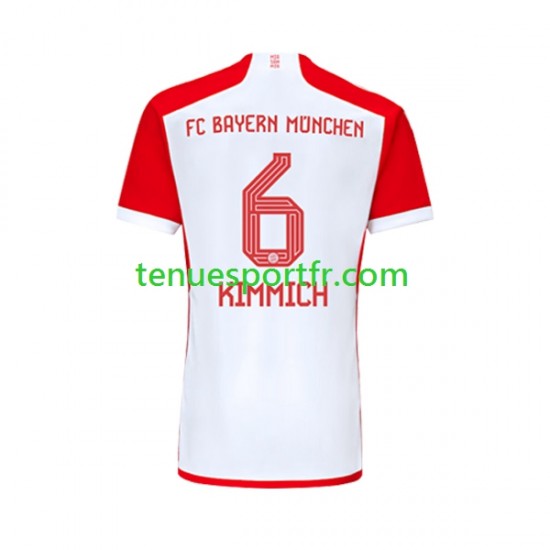 Homme Maillot Domicile Bayern Munich Joshua Kimmich 6 2023-2024 à Manches Courtes